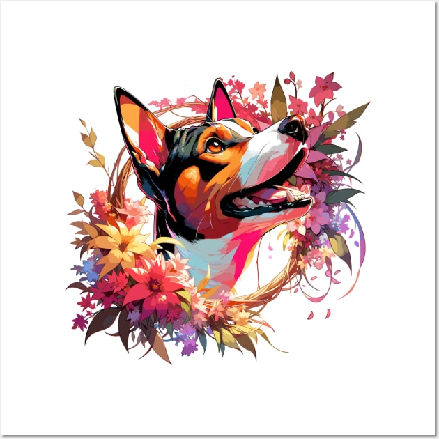 Basenji Joyful Mothers Day Dog Mom Gift Wall Art by ArtRUs